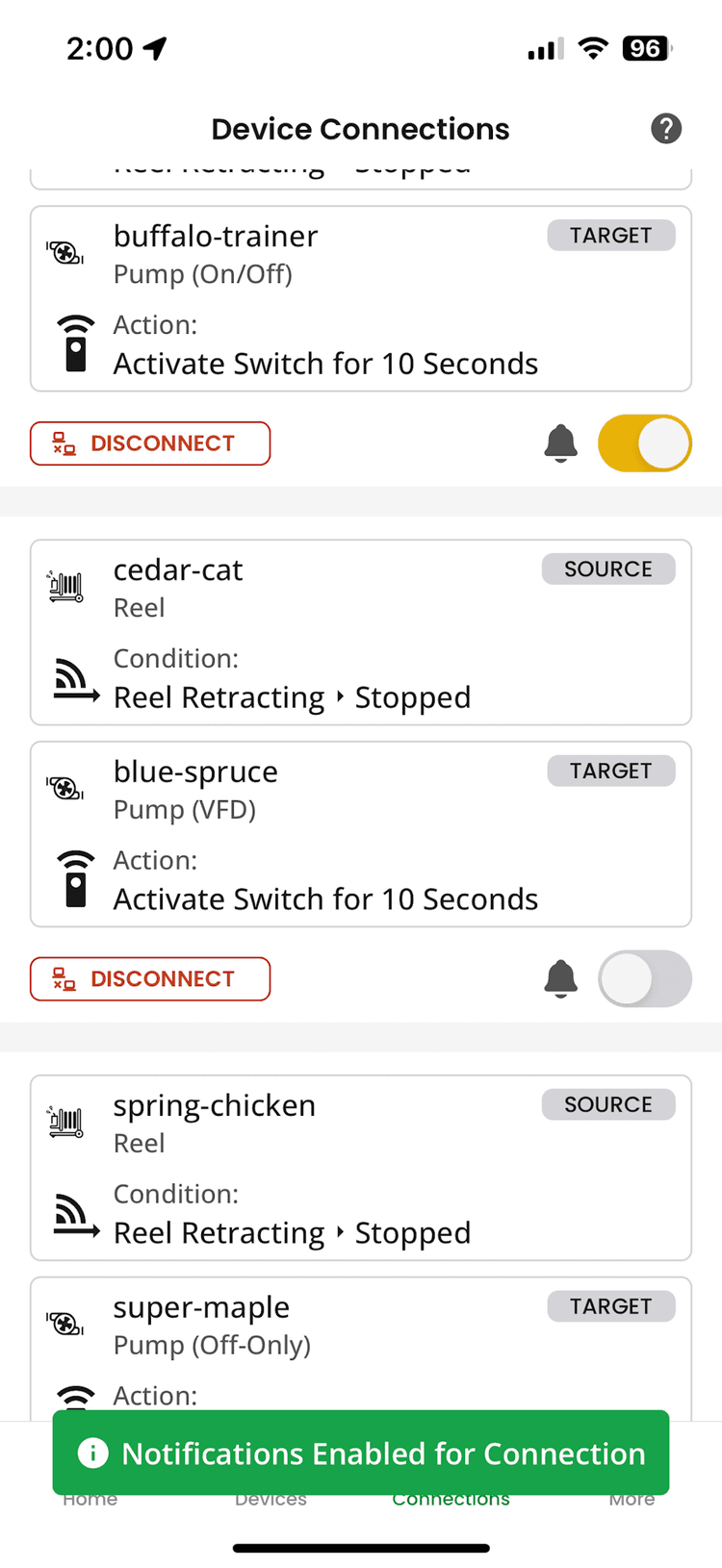 device-connections-list